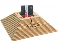 Wooden gift package